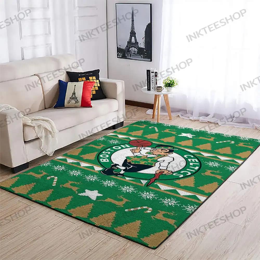 Boston Celtics Home Decor Carpet Rug