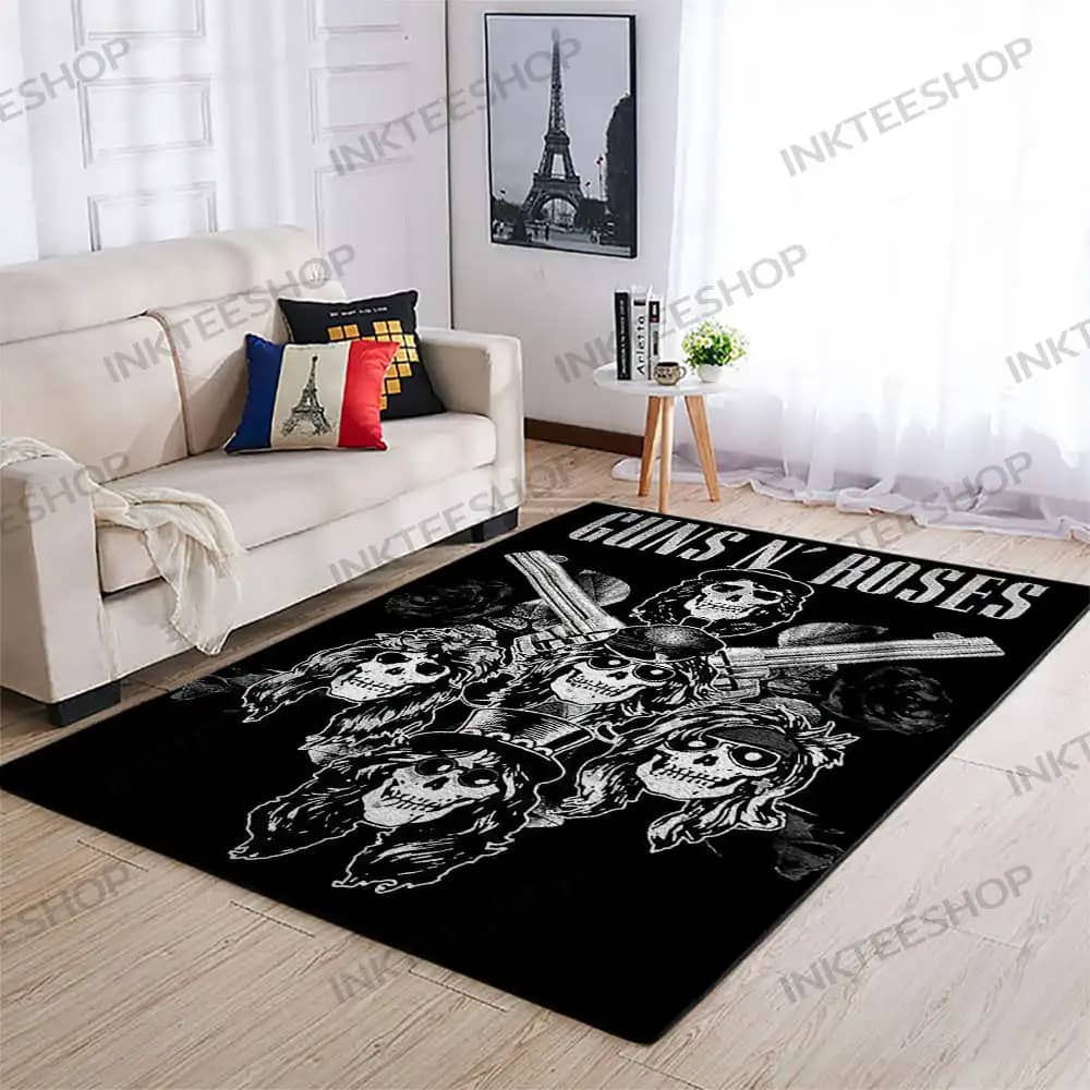 Carpet Area Guns N Roses Rug