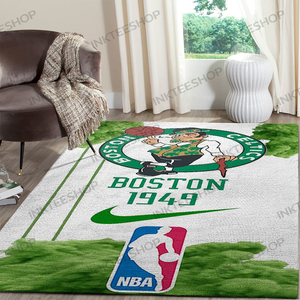 Inktee Store - Home Decor Boston Celtics Bedroom Rug Image