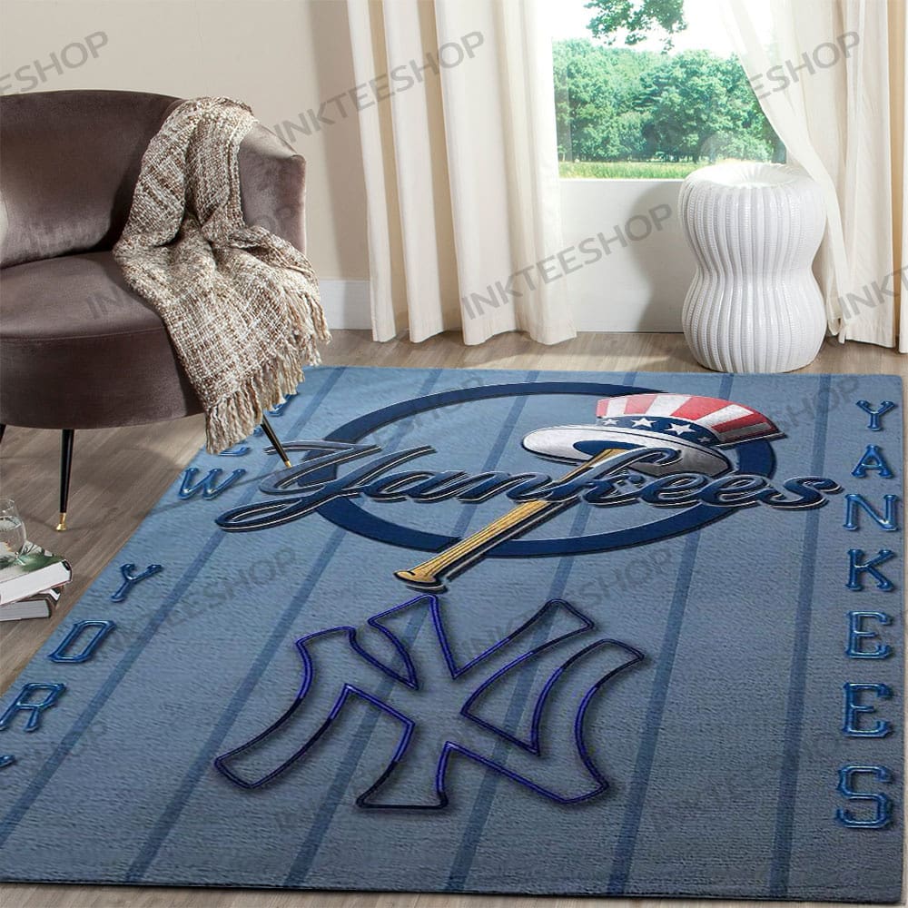 Inktee Store - Kitchen New York Yankees Wallpaper For Room Rug Image