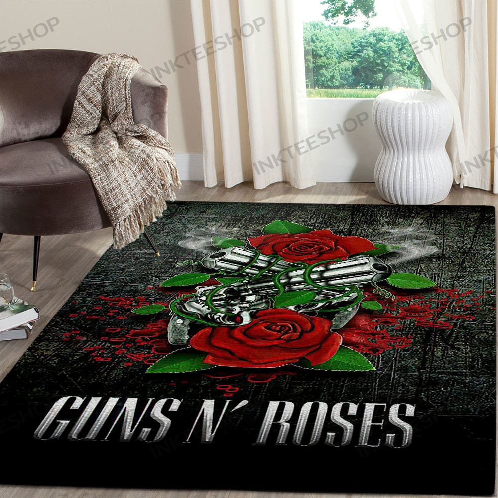 Inktee Store - Wallpaper For Room Guns N Roses Bedroom Rug Image