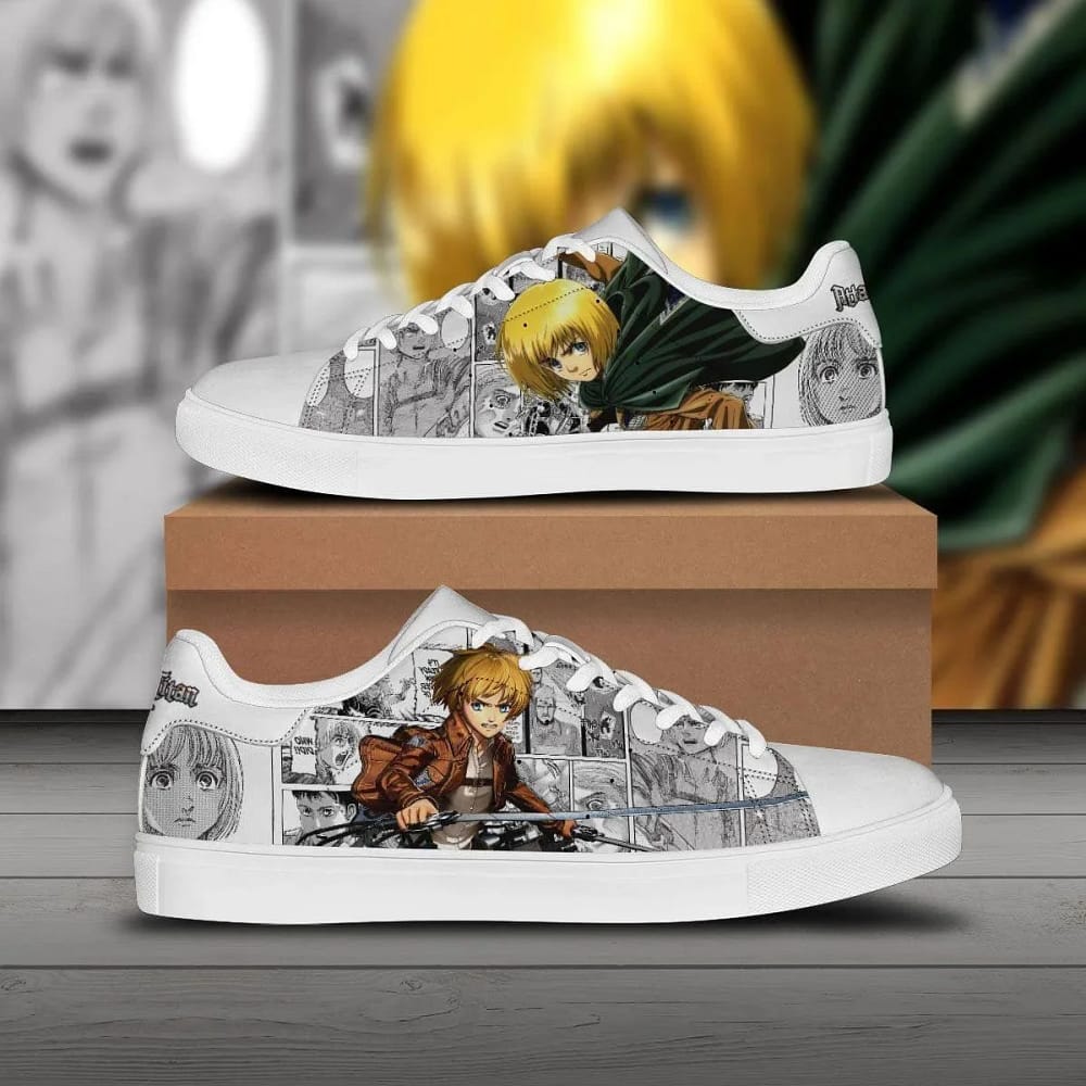 Armin Arlert Custom Attack On Titan Anime Stan Smith Shoes