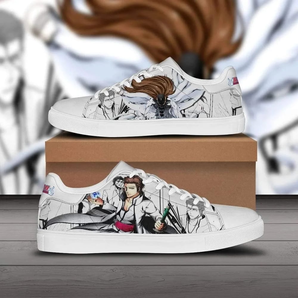Bleach Anime Sosuke Aizen Custom Anime Stan Smith Shoes