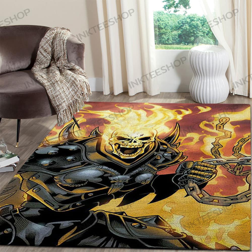 Inktee Store - Ghost Rider Kitchen Wallpaper For Room Rug Image