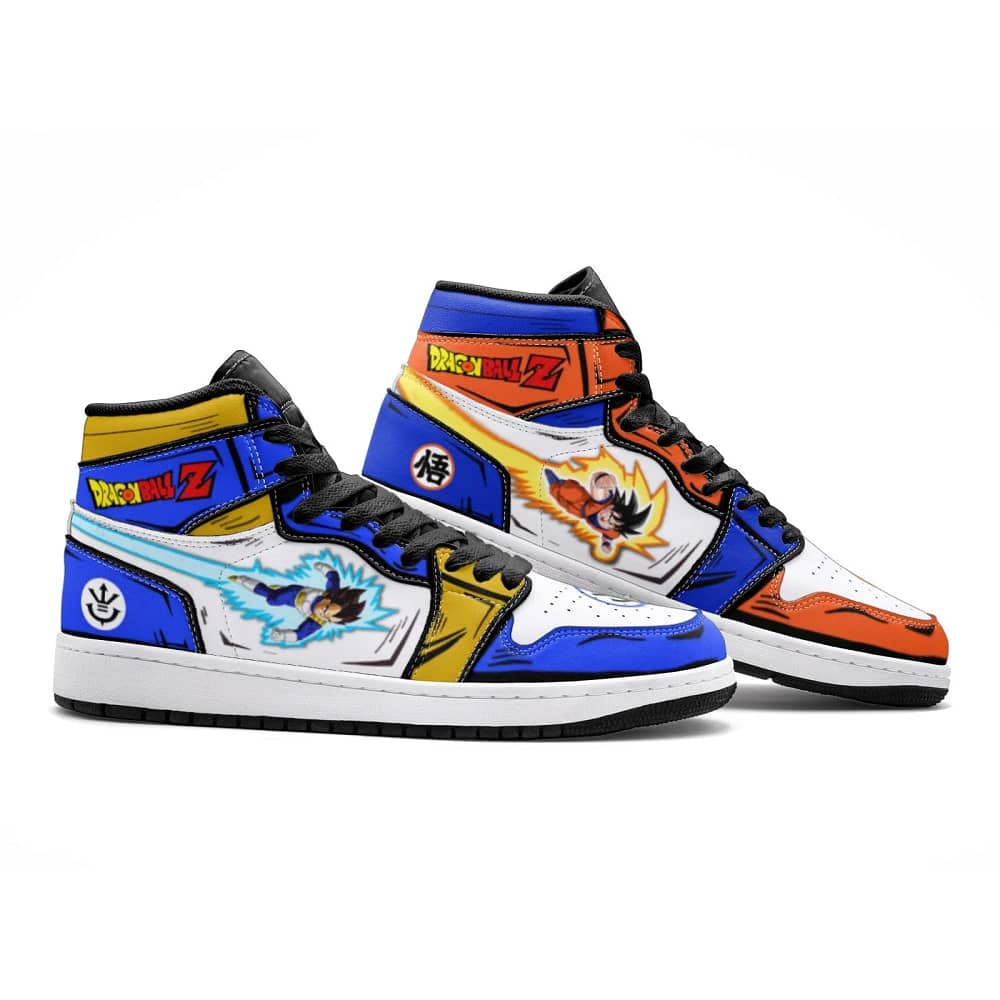 Inktee Store - Goku And Vegeta Dragon Ball Z Air Jordan Shoes Image