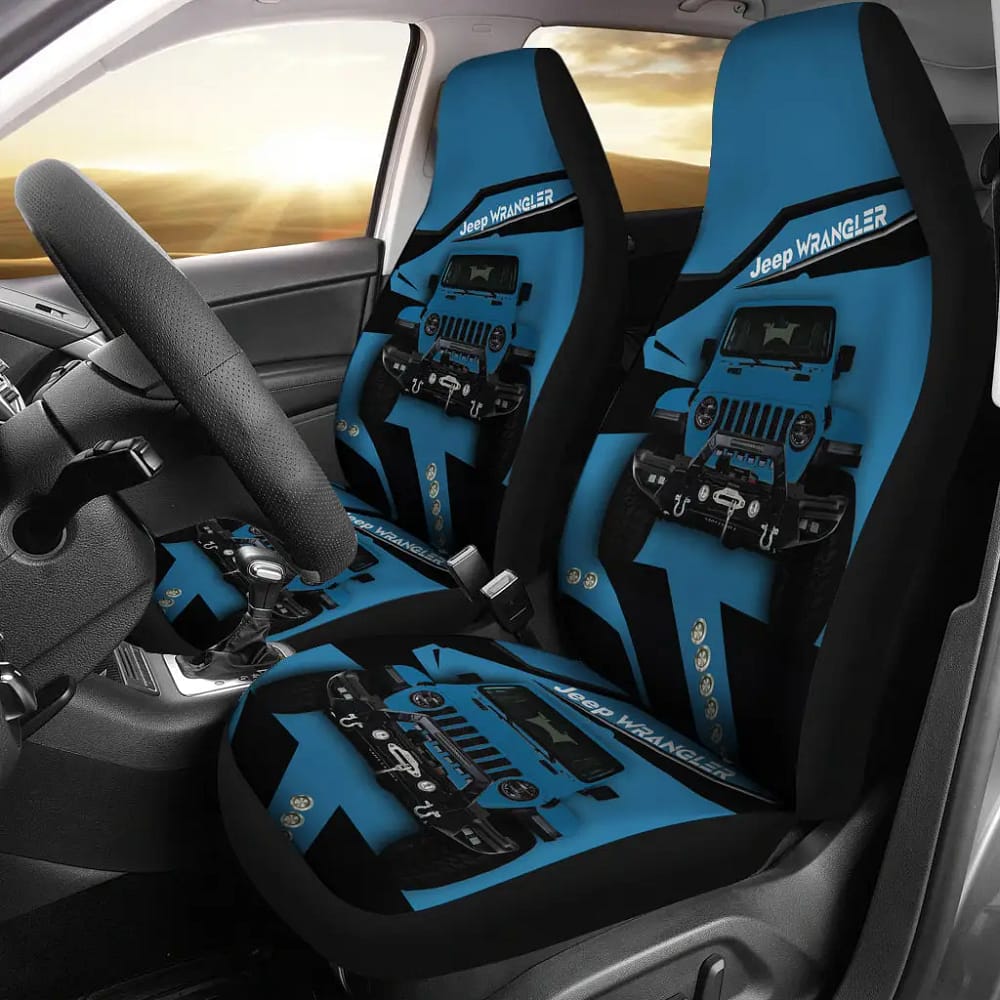Jeep Blue Premium Custom Car Seat Covers