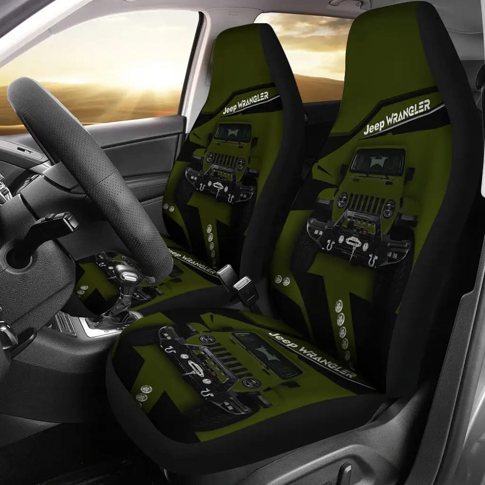 Jeep Green Premium Custom Car Seat Covers
