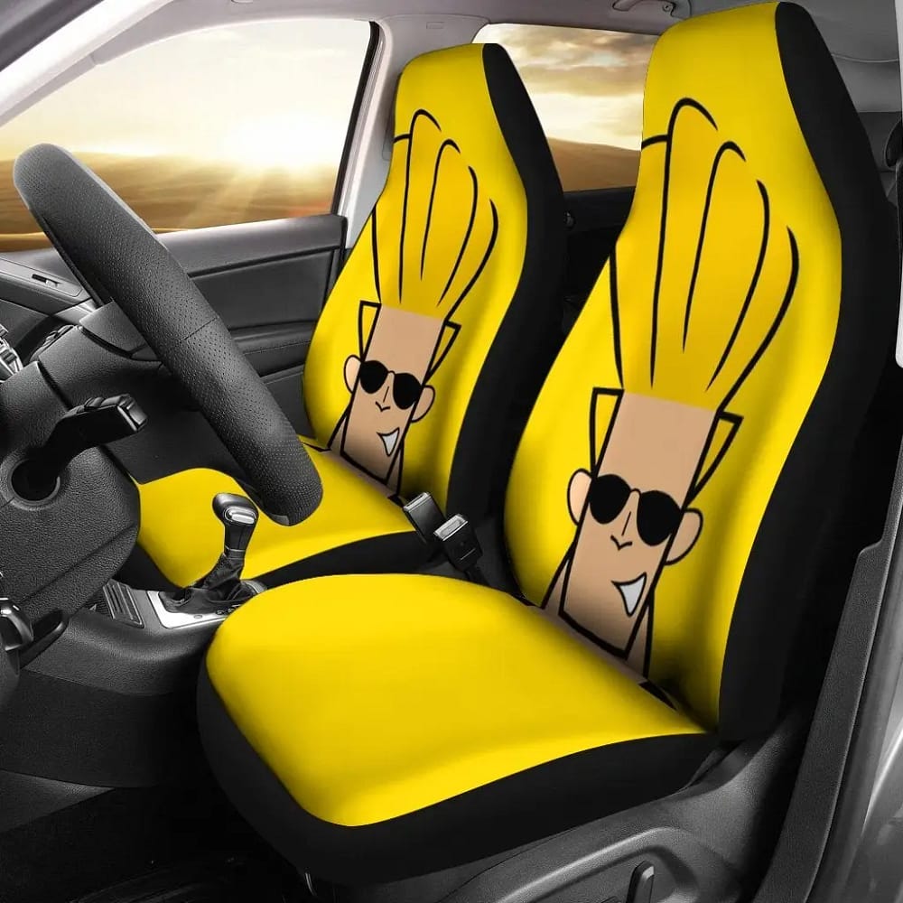 Johnny Bravo Premium Custom Car Seat Covers