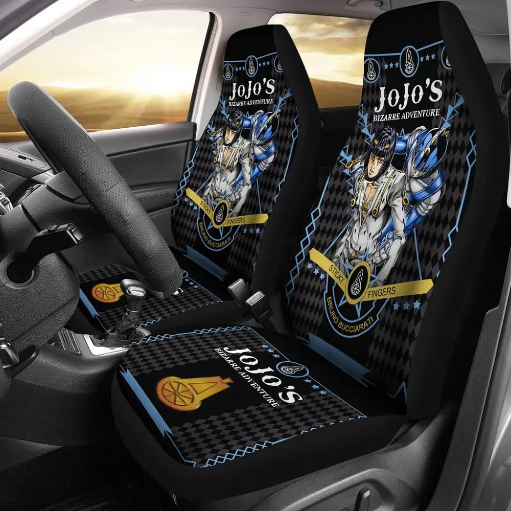 Jojo Bizarre Adventure Bucciarati Premium Custom Car Seat Covers