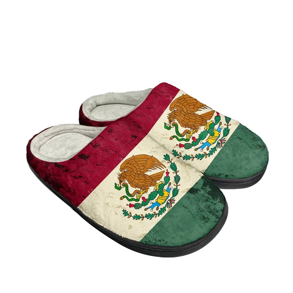Mexican Flag Custom Shoes Slippers
