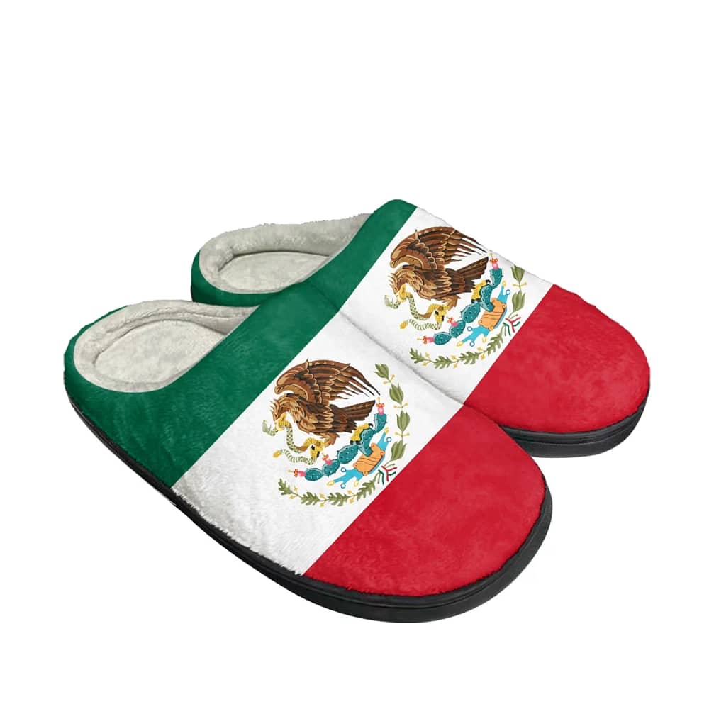 Mexican Flag Fashion Custom Shoes Slippers