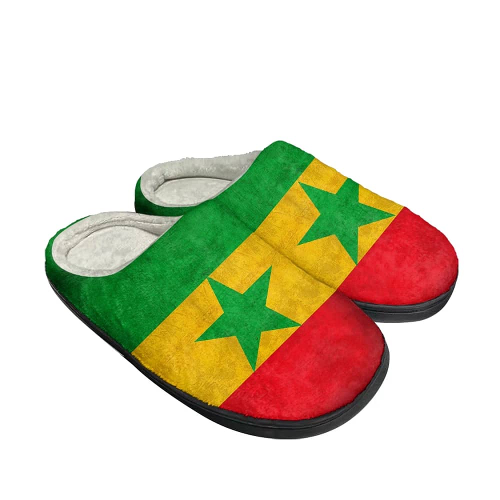 Senegalese Flag Custom Shoes Slippers