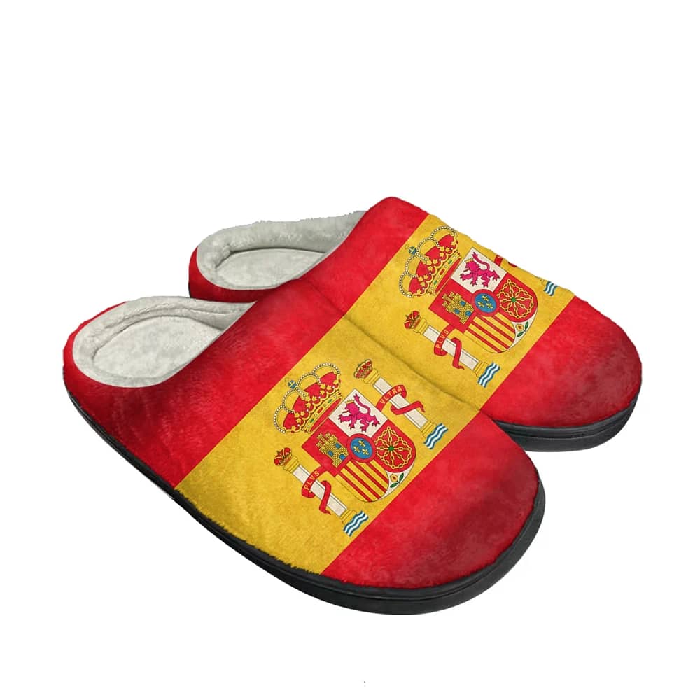 Spanish Flag Custom Shoes Slippers
