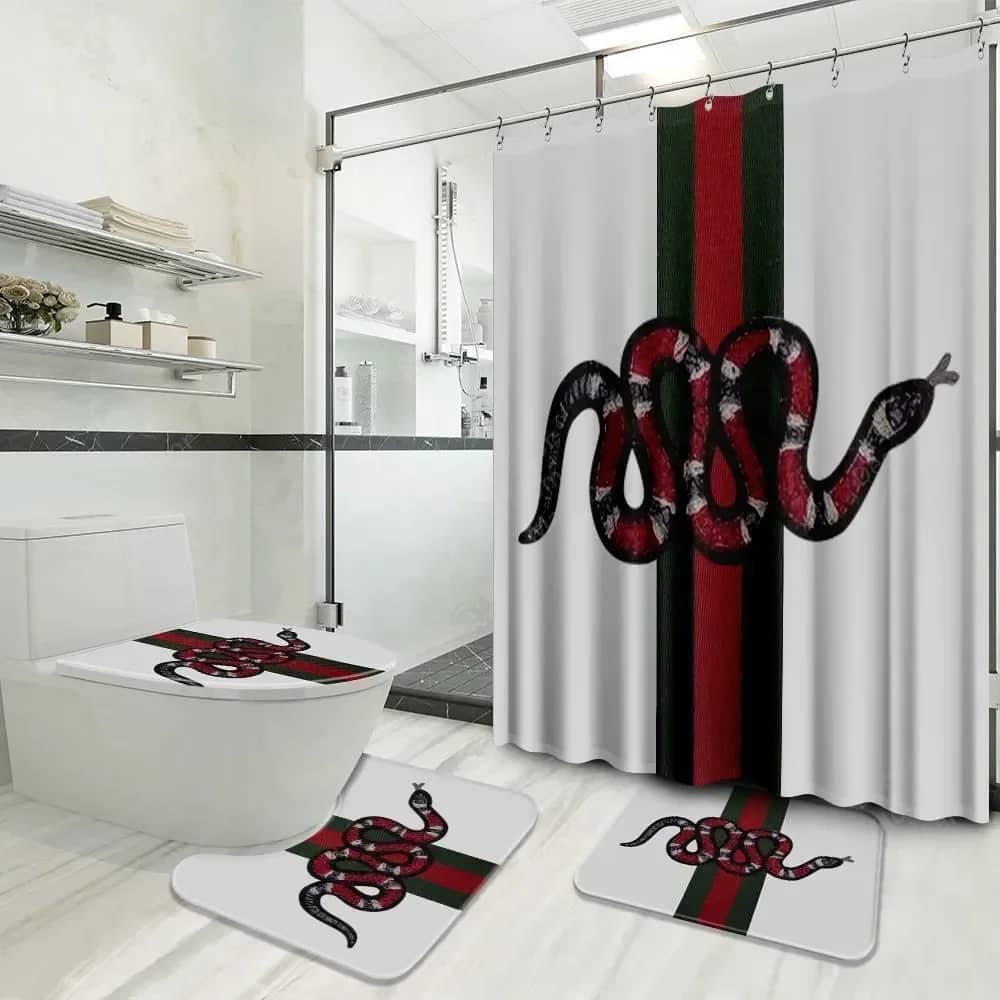 Gucci Snake White Limited Luxury Brand Bathroom Sets