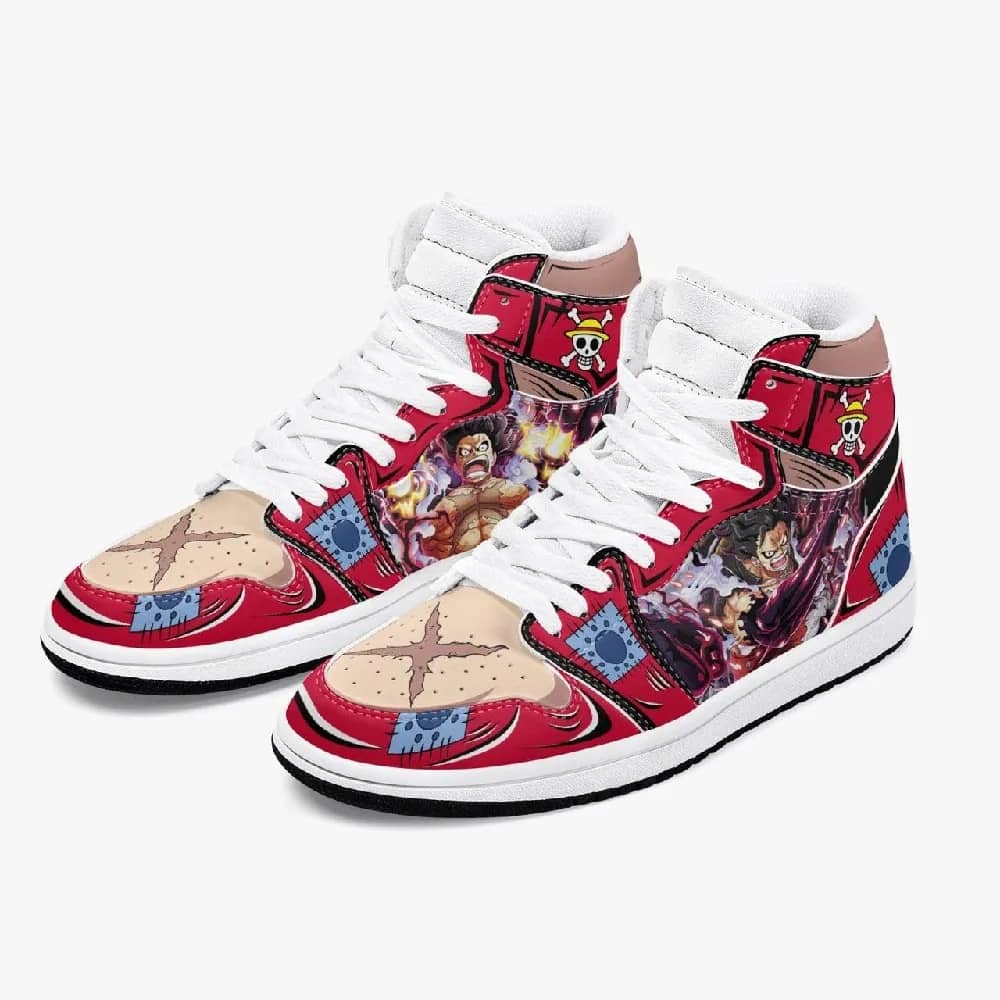 Inktee Store - One Piece Monkey D Luffy Armament Haki Custom Air Jordans Shoes Image