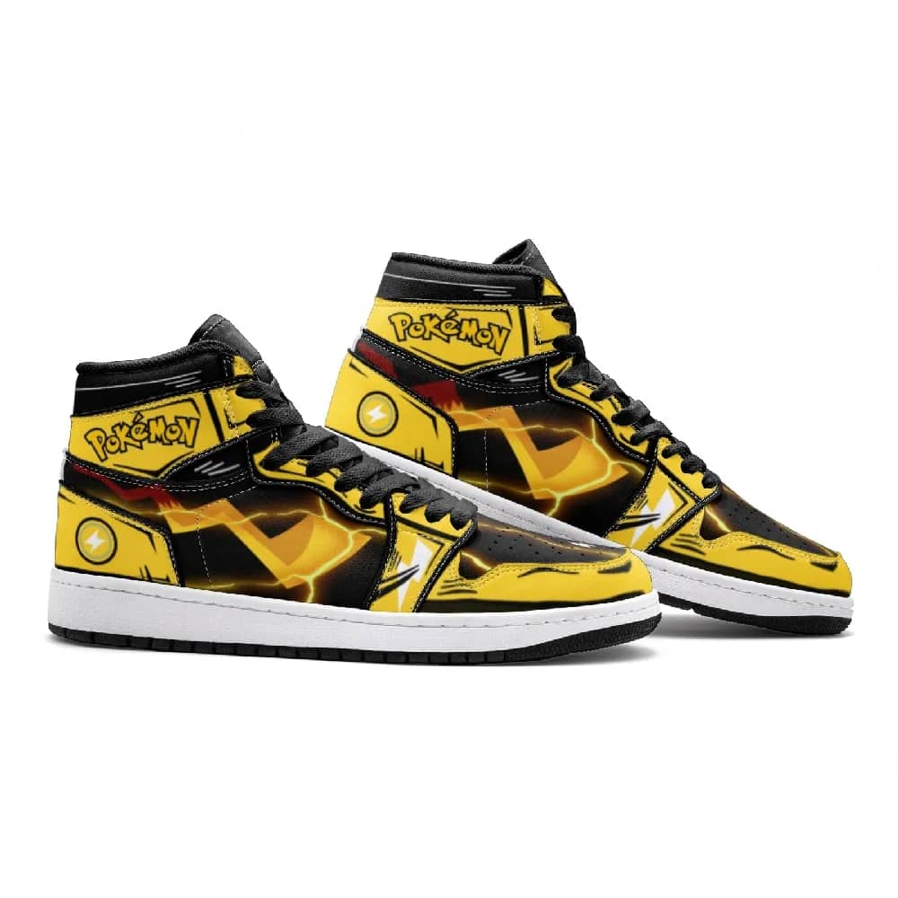 Inktee Store - Pikachu Pokemon Custom Air Jordans Shoes Image