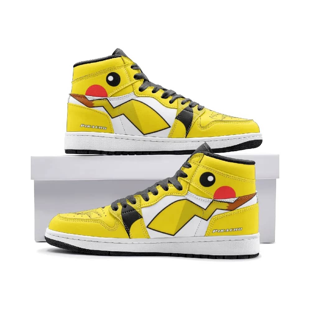 Inktee Store - Pikachu Starter Pokemon Custom Air Jordans Shoes Image