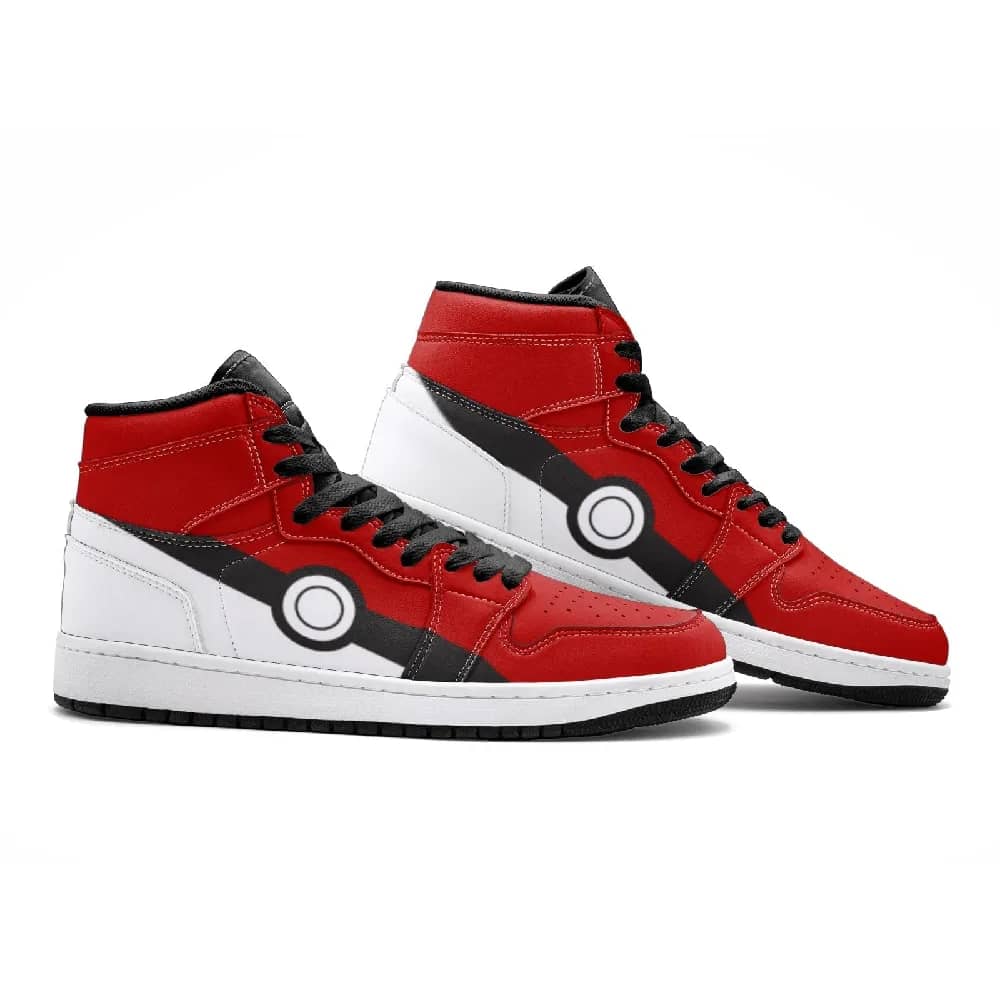 Inktee Store - Poke Ball Pokemon Custom Air Jordans Shoes Image