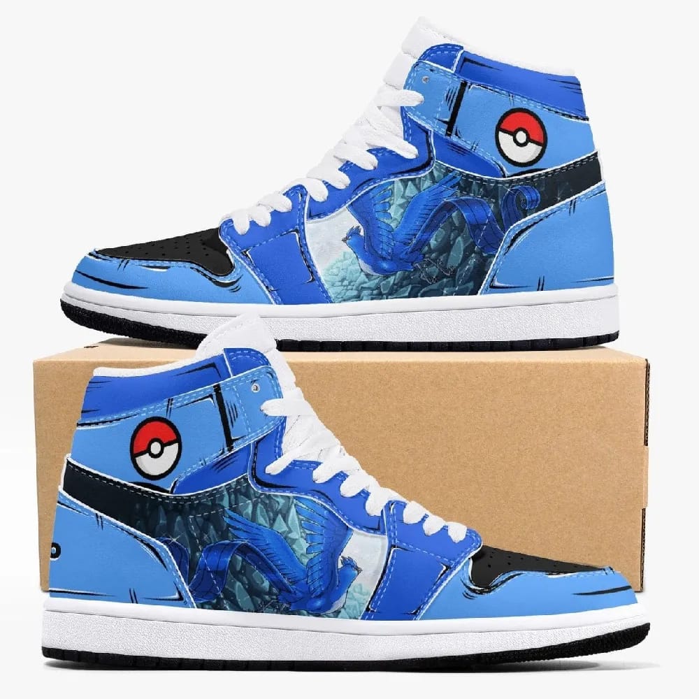 Inktee Store - Pokemon Articuno Custom Air Jordans Shoes Image