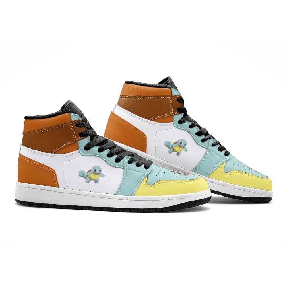 Inktee Store - Squirtle Pokemon Custom Air Jordans Shoes Image