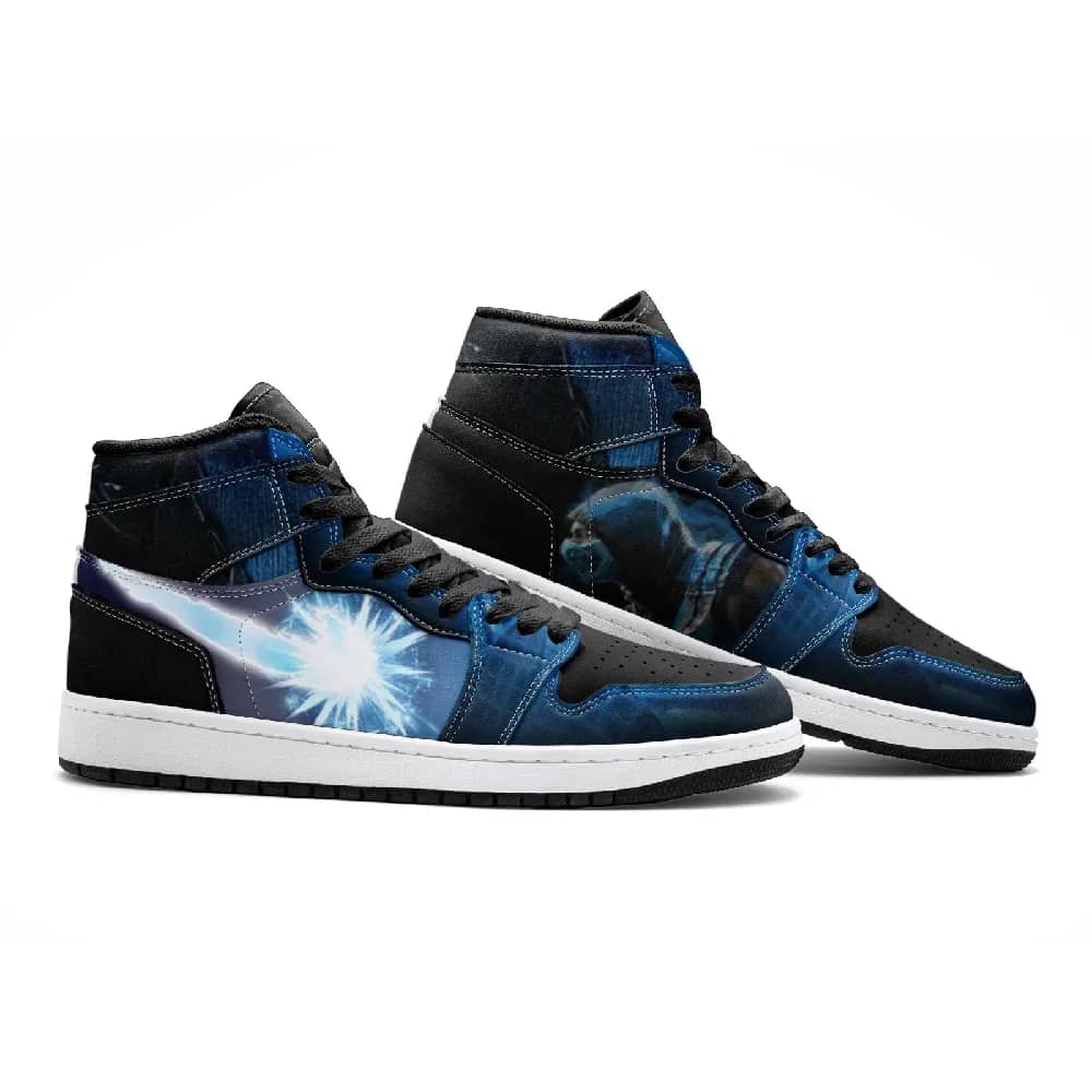 Inktee Store - Sub Zero Mortal Kombat Custom Air Jordans Shoes Image