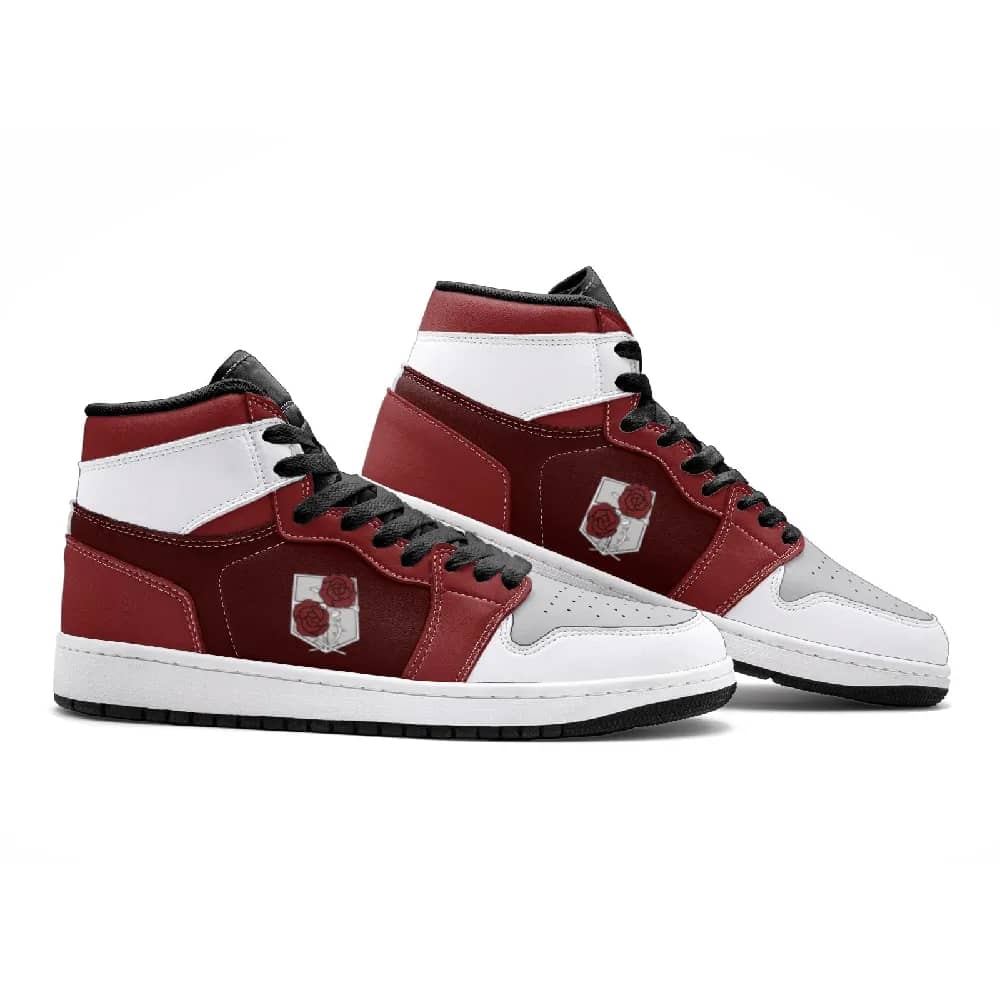 Inktee Store - The Garrison Attack On Titan Custom Air Jordans Shoes Image