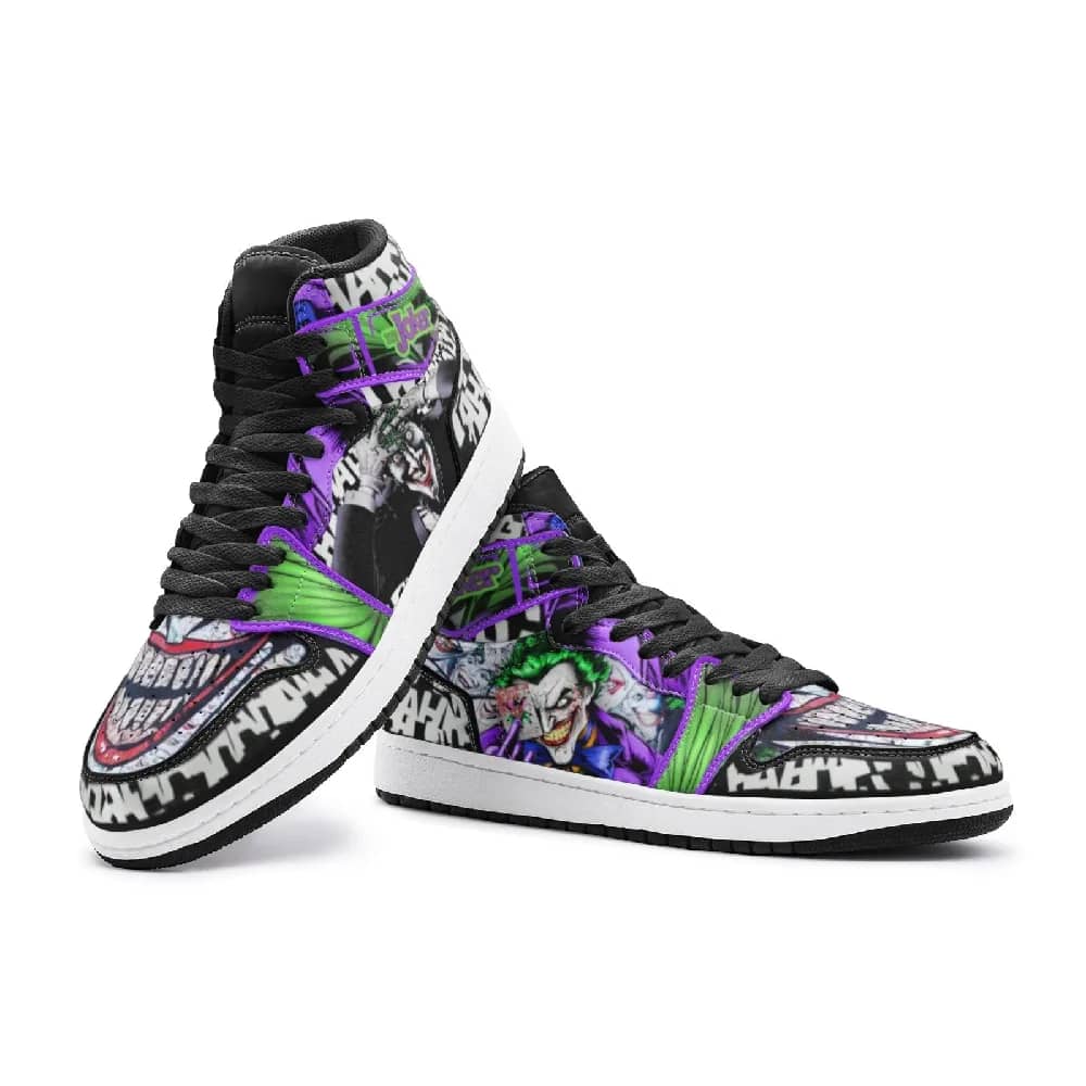 Inktee Store - The Joker Custom Air Jordans Shoes Image