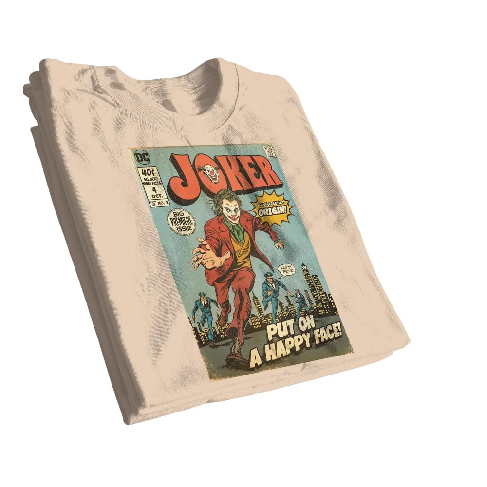 Inktee Store - Happy Face The Joker Vintage Poster Unisex Retro Shirt Image