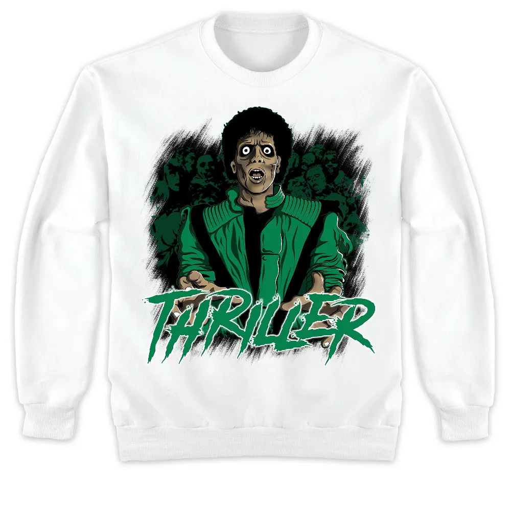 Inktee Store - Jordan 1 Celtic Lucky Green Unisex T-Shirt - Thriller - Sneaker Match Tees Image