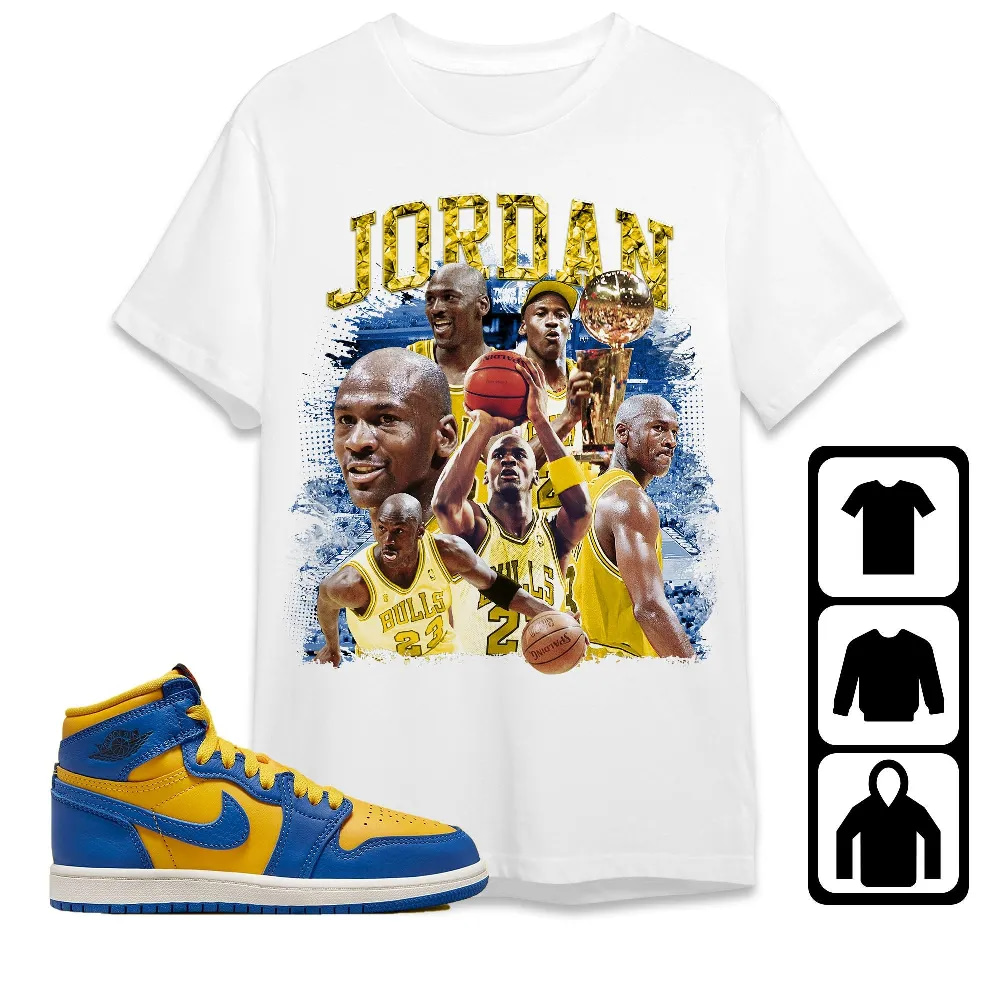 Inktee Store - Jordan 1 High Og Laney Unisex T-Shirt - Sneaker Match Tees Image