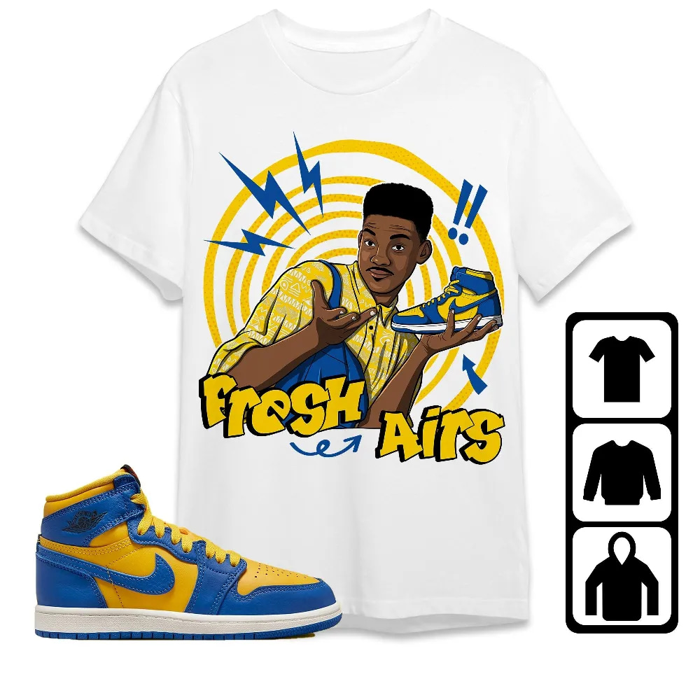 Inktee Store - Jordan 1 High Og Laney Unisex T-Shirt - Fresh Prince Sneaker - Sneaker Match Tees Image