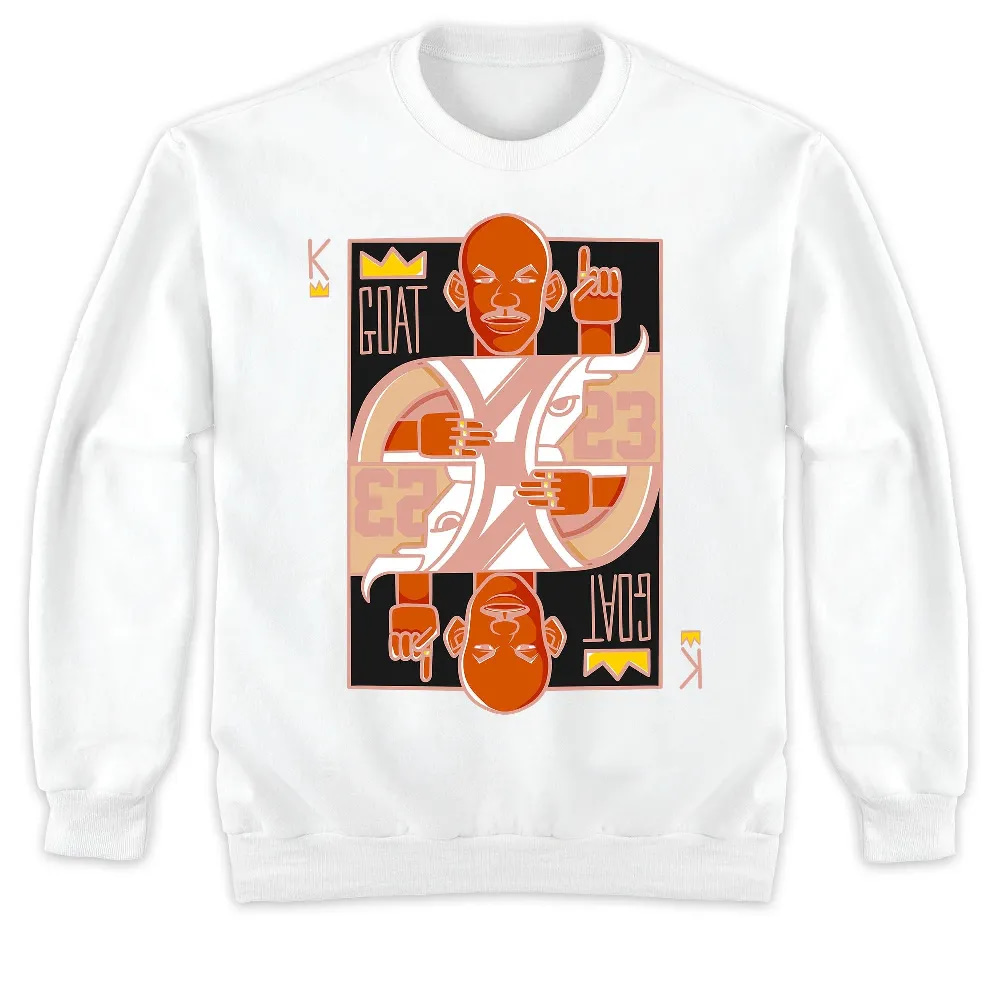 Inktee Store - Jordan 1 Mid Magic Ember Unisex T-Shirt - King Goat Mj - Sneaker Match Tees Image