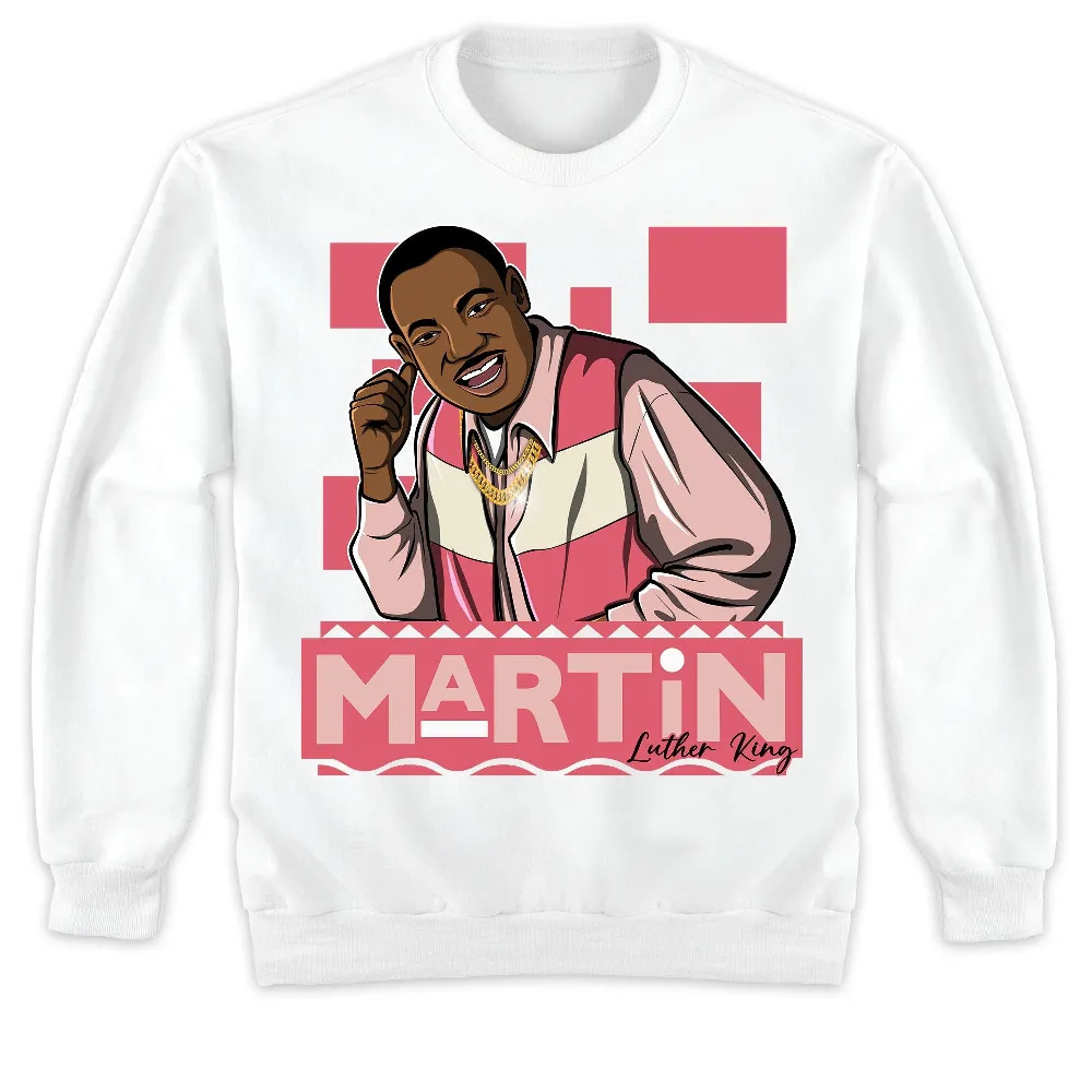 Inktee Store - Jordan 1 Mid Strawberries And Cream Unisex T-Shirt - Martin Luther King - Sneaker Match Tees Image