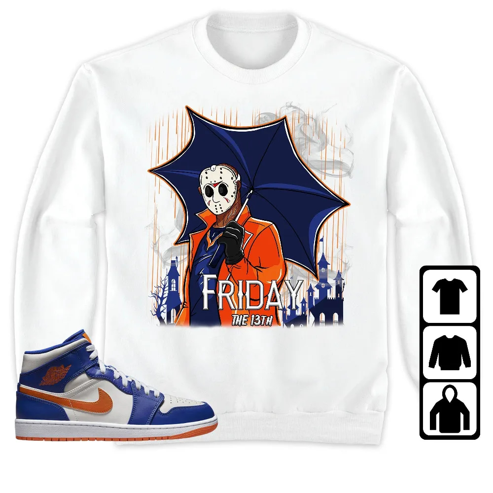 Inktee Store - Jordan 1 Mid Wheaties Knick Unisex T-Shirt - Friday Jason - Sneaker Match Tees Image