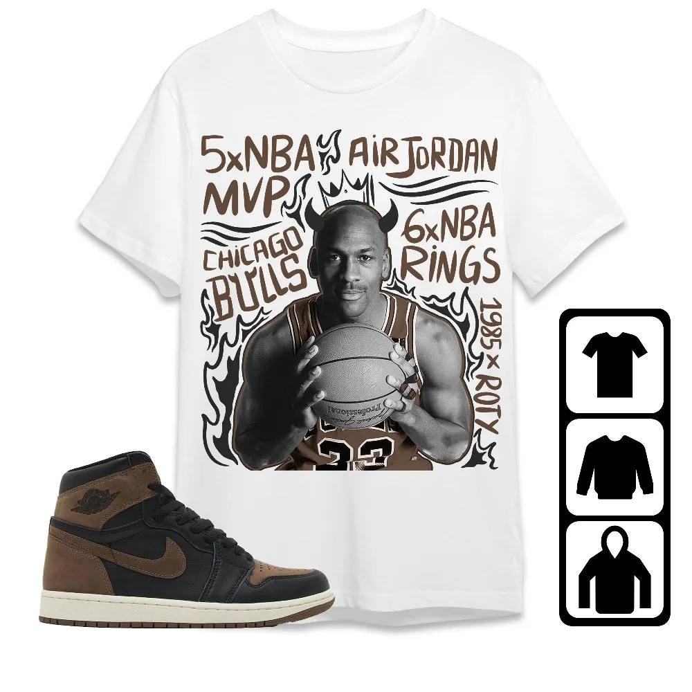 Inktee Store - Jordan 1 Palomino Unisex T-Shirt - Mj 6X Rings - Sneaker Match Tees Image