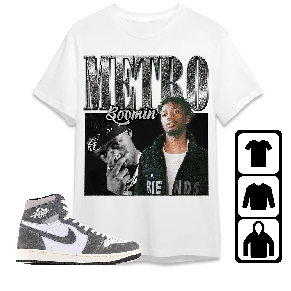 Inktee Store - Jordan 1 Washed Heritage Unisex T-Shirt - Metro Boomin - Sneaker Match Tees Image