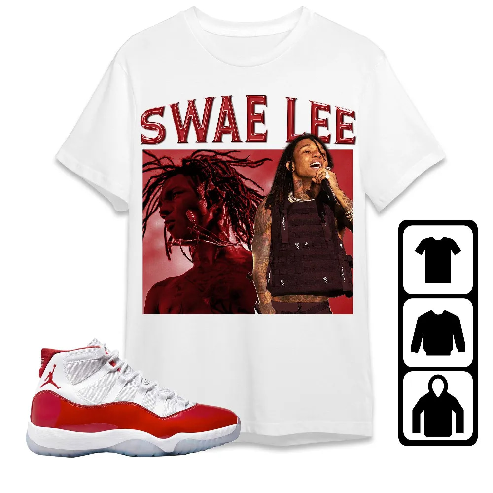 Inktee Store - Jordan 11 Cherry Unisex T-Shirt - Swae Lee - Sneaker Match Tees Image