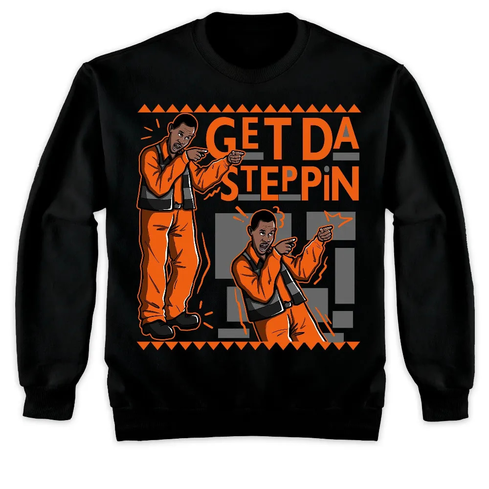 Inktee Store - Jordan 12 Brilliant Orange Unisex T-Shirt - Get Da Steppin Martin - Sneaker Match Tees Image