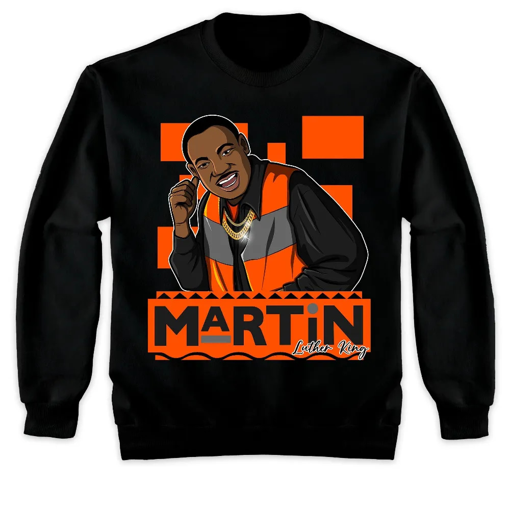 Inktee Store - Jordan 12 Brilliant Orange Unisex T-Shirt - Martin Luther King - Sneaker Match Tees Image