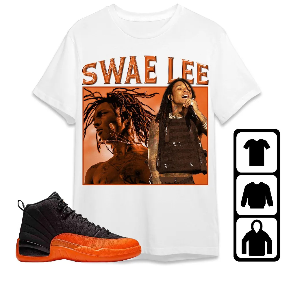 Inktee Store - Jordan 12 Brilliant Orange Unisex T-Shirt - Swae Lee - Sneaker Match Tees Image