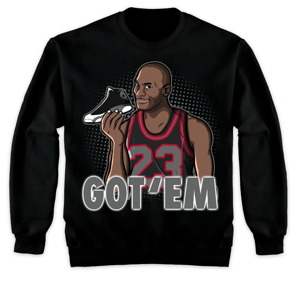 Inktee Store - Jordan 13 Black Flint Unisex T-Shirt - Got Em Mj - Sneaker Match Tees Image