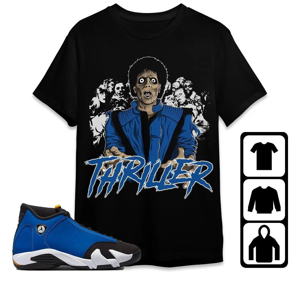 Inktee Store - Jordan 14 Laney Unisex T-Shirt - Thriller - Sneaker Match Tees Image