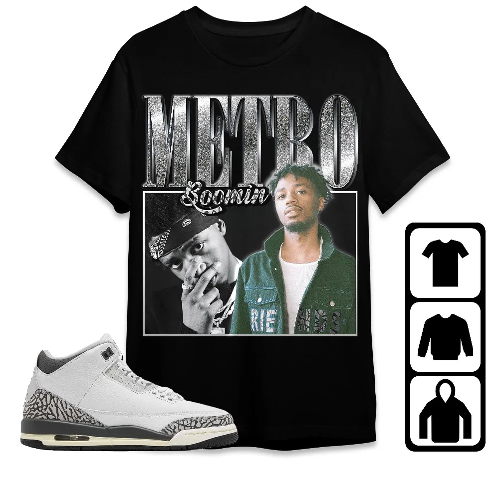 Inktee Store - Jordan 3 Hide N Sneak Unisex T-Shirt - Metro Boomin - Sneaker Match Tees Image
