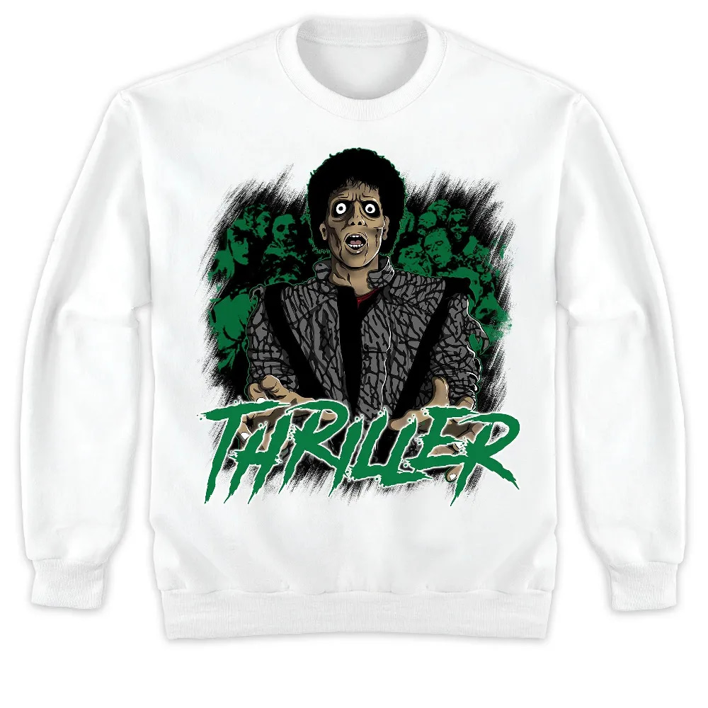 Inktee Store - Jordan 3 Lucky Green Unisex T-Shirt - Thriller - Sneaker Match Tees Image