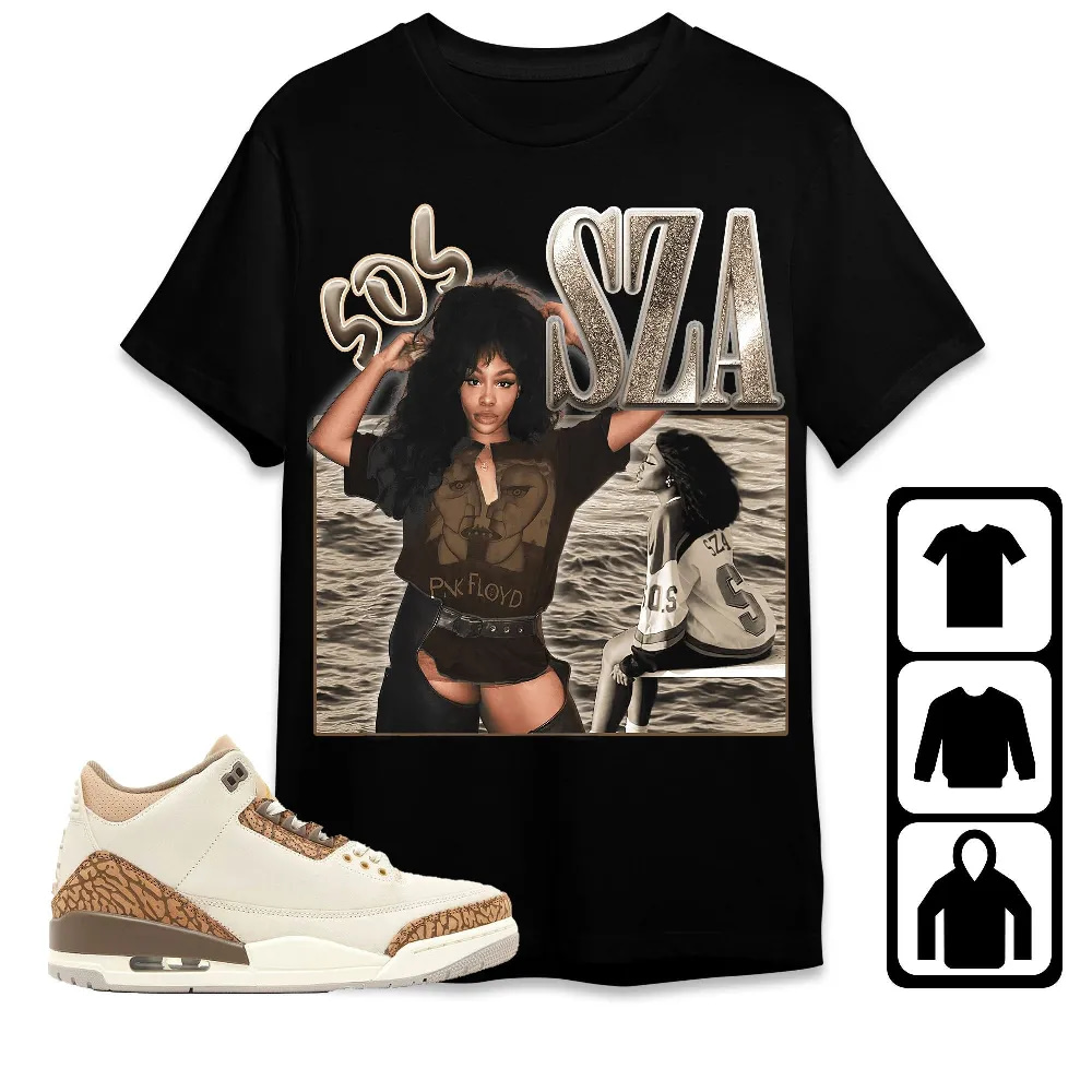 Inktee Store - Jordan 3 Palomino Unisex T-Shirt - 90S Sza - Sneaker Match Tees Image