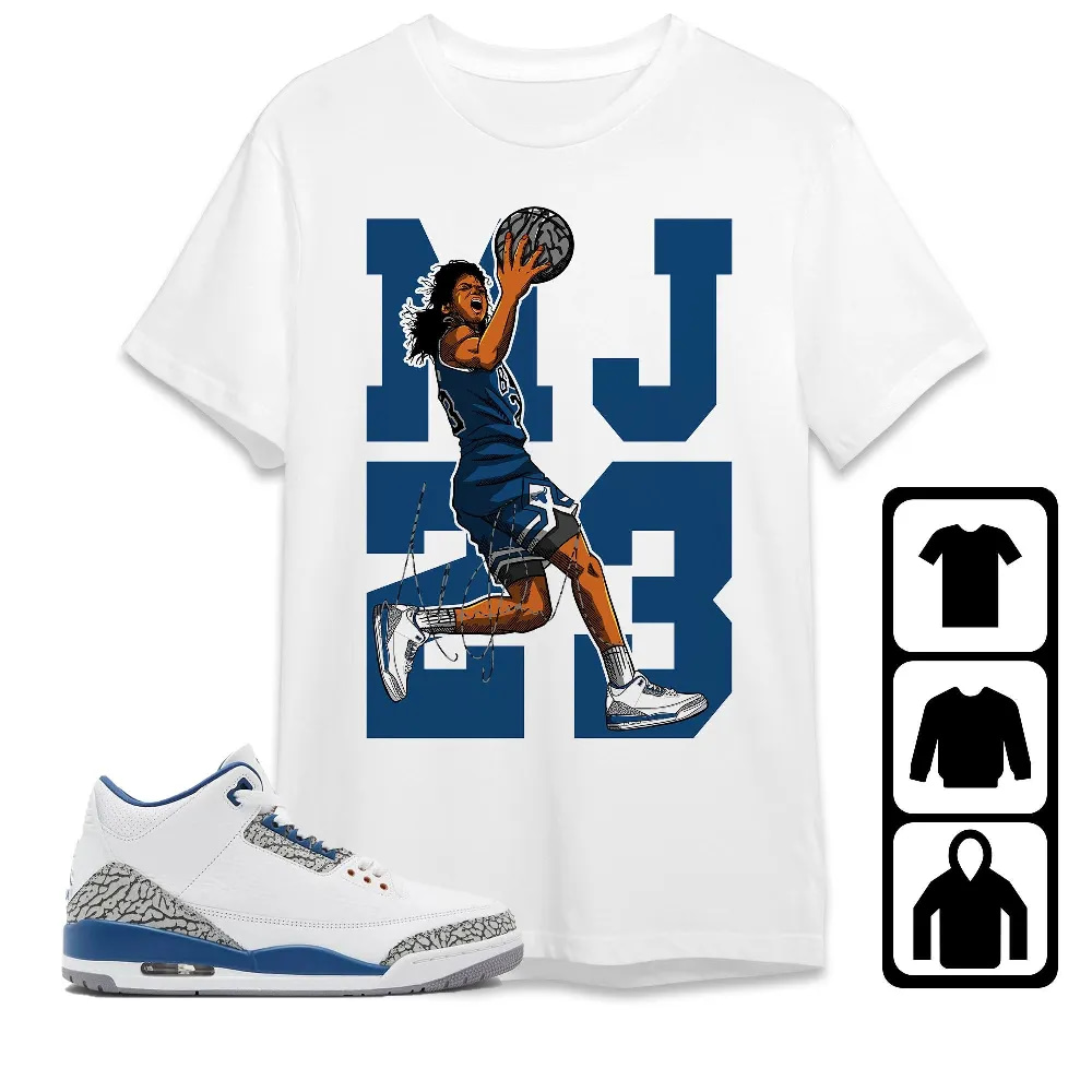 Inktee Store - Jordan 3 Wizards Unisex T-Shirt - Best Goat Mj - Sneaker Match Tees Image