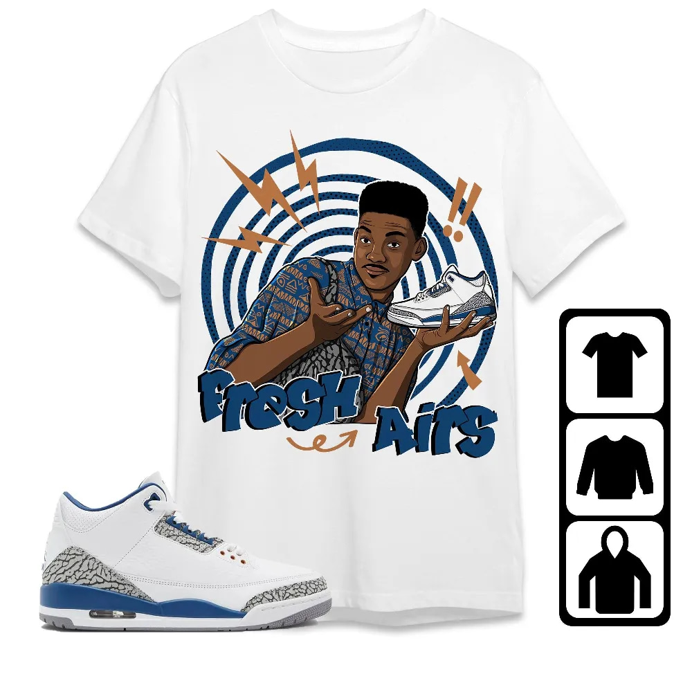 Inktee Store - Jordan 3 Wizards Unisex T-Shirt - Fresh Prince Sneaker - Sneaker Match Tees Image