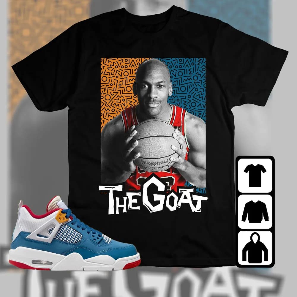 Inktee Store - Jordan 4 Messy Room Unisex T-Shirt - The Goat Doodle - Sneaker Match Tees Image