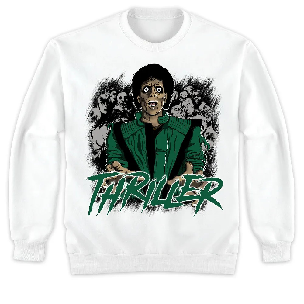 Inktee Store - Jordan 4 Sb Pine Green Unisex T-Shirt - Thriller - Sneaker Match Tees Image