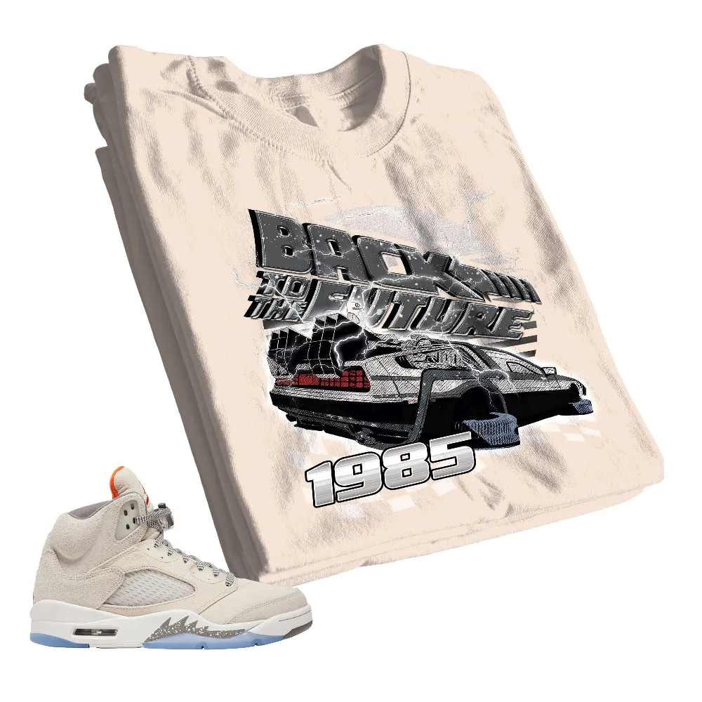 Inktee Store - Jordan 5 Craft Unisex Color T-Shirt - The Future Car - Sneaker Match Tees Image